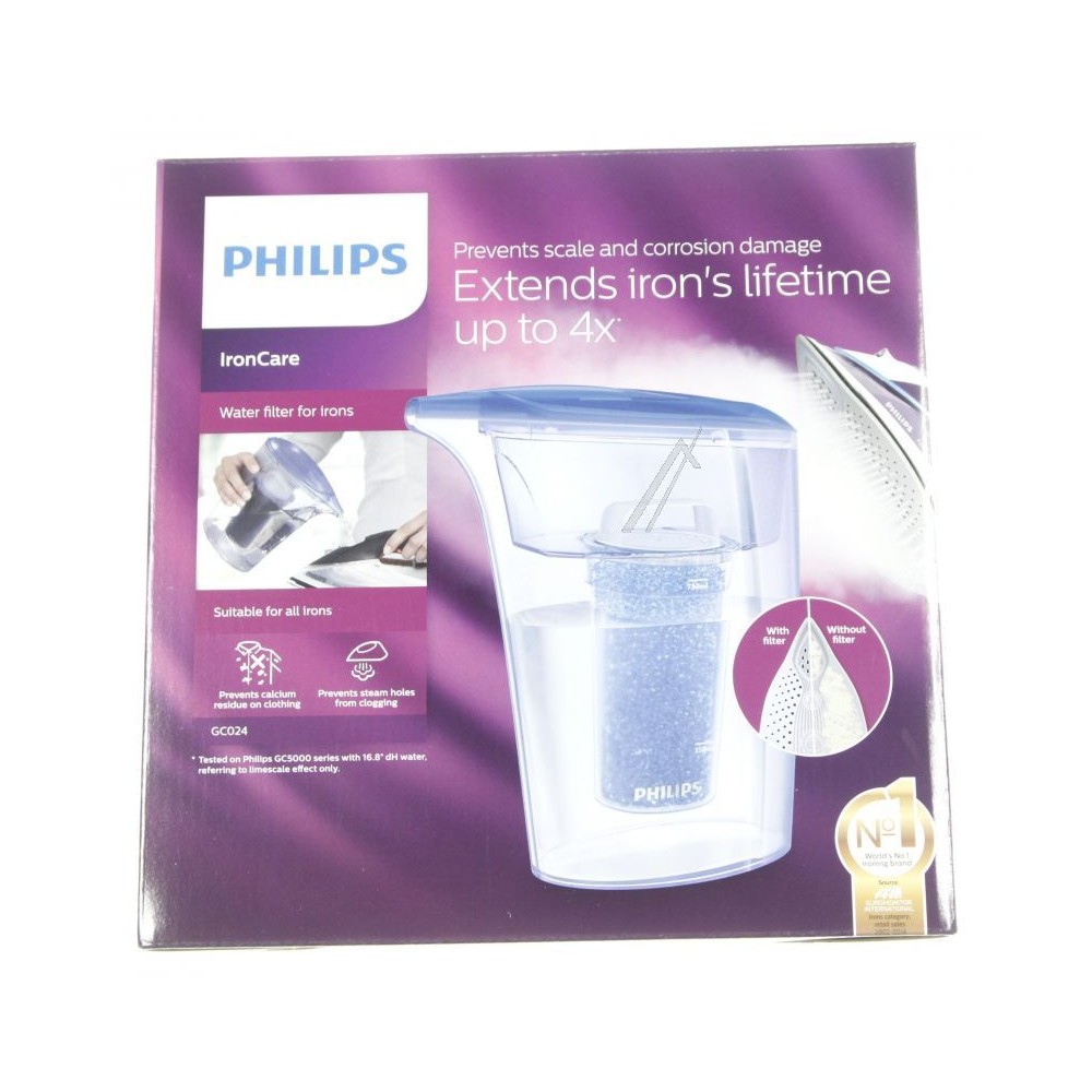 Filtre à eau anti-calcaire Philips IronCare GC024 - Fer à repasser