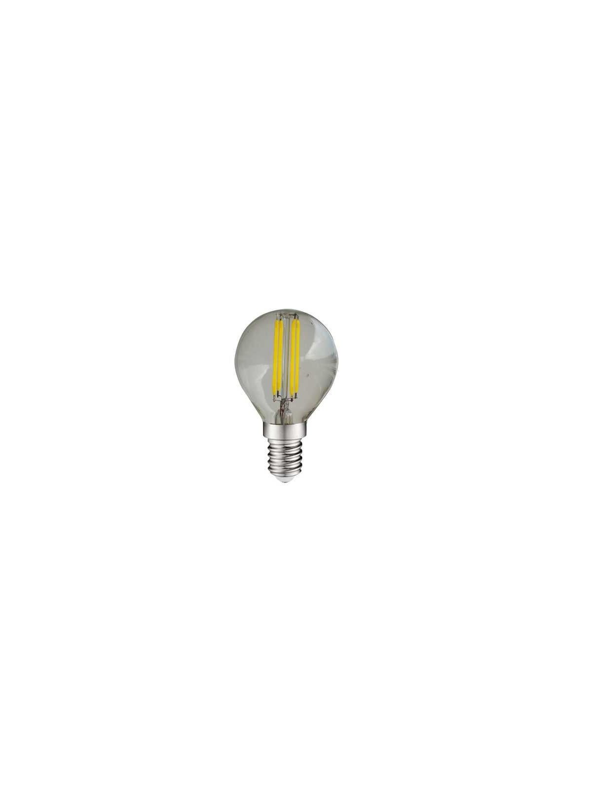 Ampoule à LED ronde à fil E14 - 4W - 2700°K - Eclairage