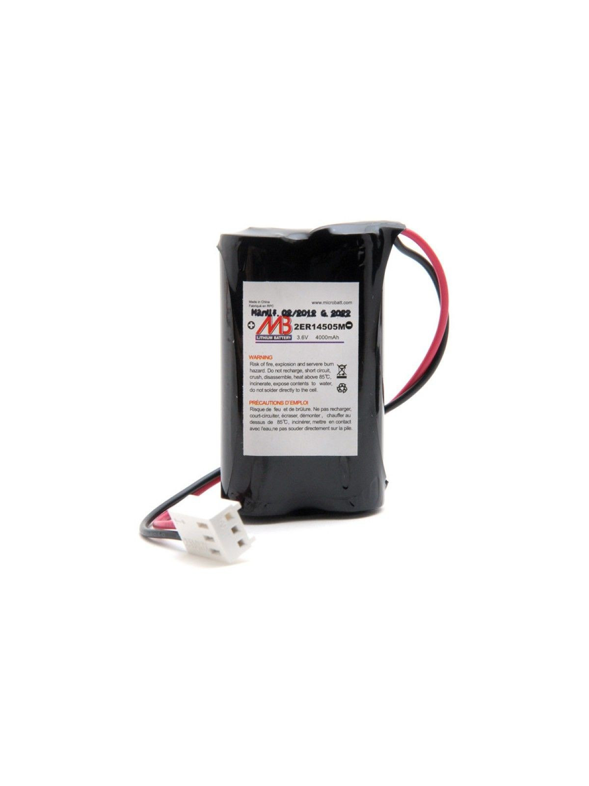 Batterie lithium 3,6V - 4Ah BATLI05 - Alarme