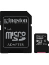 Carte micro SDHC 128GB + adaptateur Kingston CANVAS Select