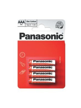 AAA - Blister 4 piles standards Panasonic