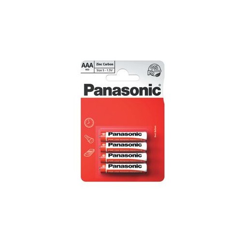 AAA - Blister 4 piles standards Panasonic