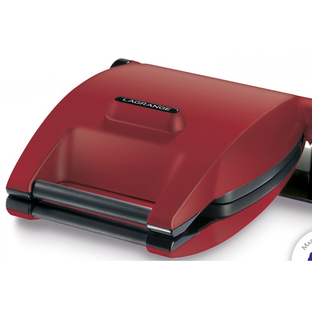Coque rouge mat Lagrange Premium Gaufres 019726 - Gaufrier - C010115