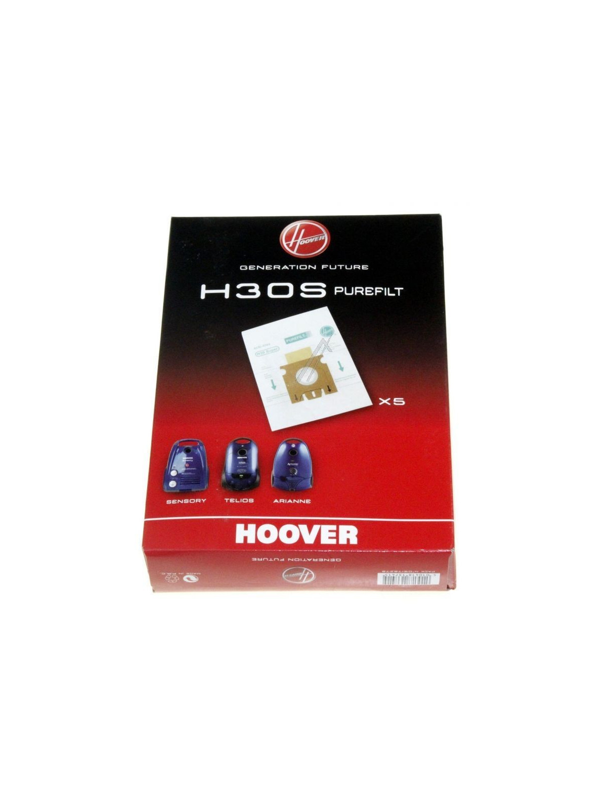 H30S - Sac Hoover Arianne / Sensory / Telios - Aspirateur
