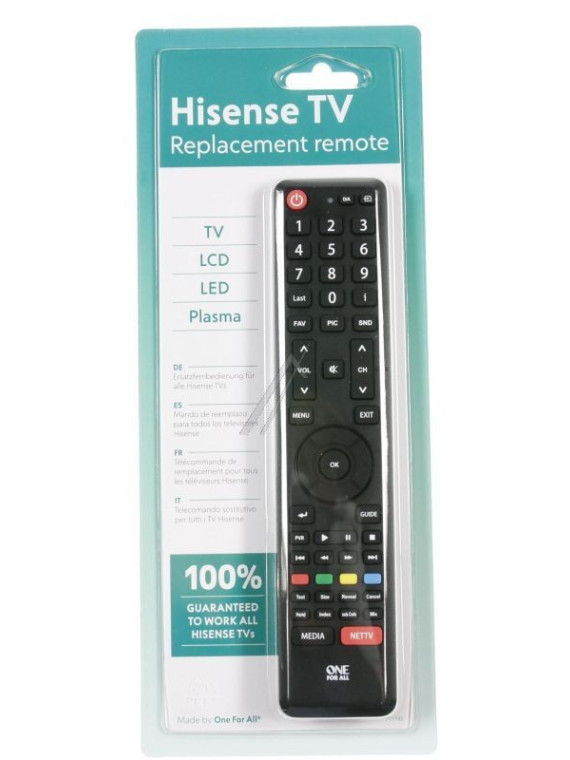Télécommande de remplacement Hisense - TV écran lcd