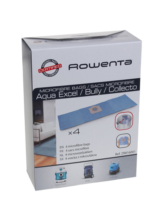 Sacs ZR816 Rowenta Aqua Excel / Bully / Collecto / Vorace - Aspirateur