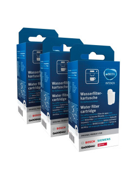Pack de 3 filtres à eau Brita Intenza TZ70003 Bosch TCA7 / Siemens TK7 / EQ7 - Cafetière