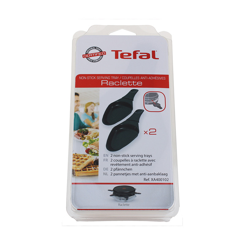 Lot de 2 coupelles ovales pour raclette - Tefal