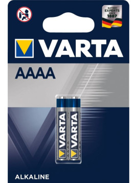 AAAA - Blister 2 piles alcaline Varta LR61