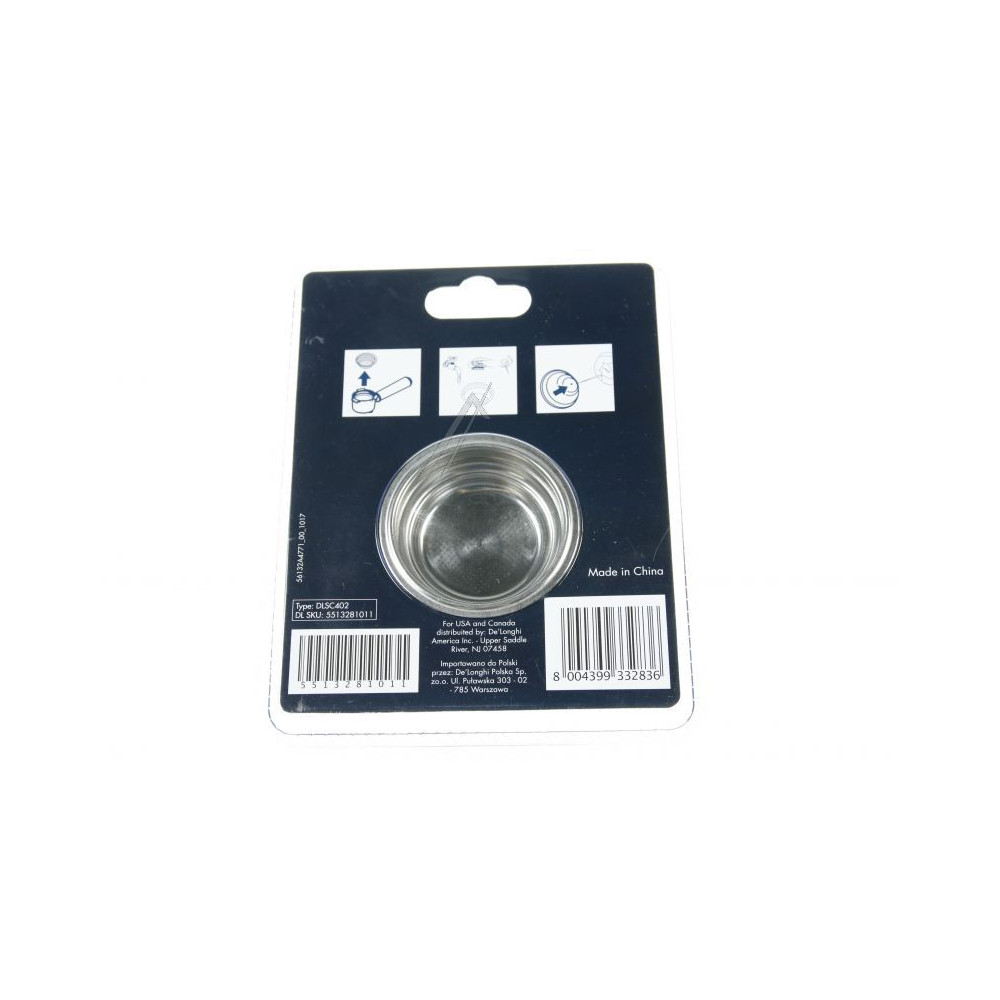 Filtre à dosette Delonghi EC331 / EC680 / EC850 - Cafetière - M401959