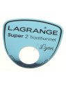 Plaque de marque bleue Lagrange Super 2 039xxx - Gaufrier