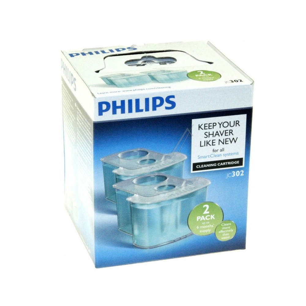 Cartouches de nettoyage Quick Clean Pod x2 Philips - Rasoir 