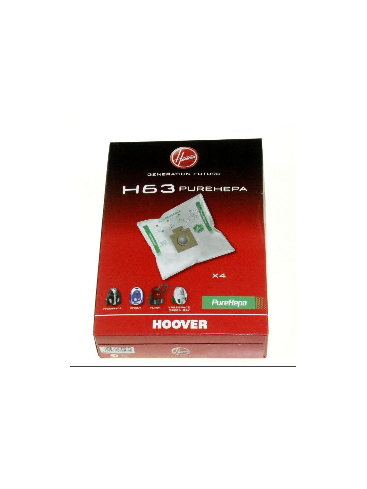 H63 - Sac Hoover Freespace / Sprint  - Aspirateur