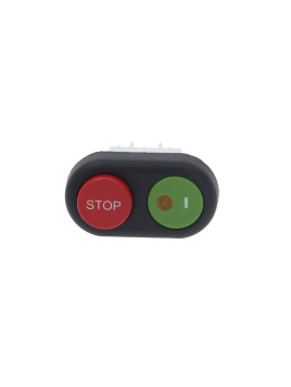 Clavier 2 touches verte / rouge 22x30mm - Trancheuse 