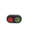 Clavier 2 touches verte / rouge 22x30mm - Trancheuse 