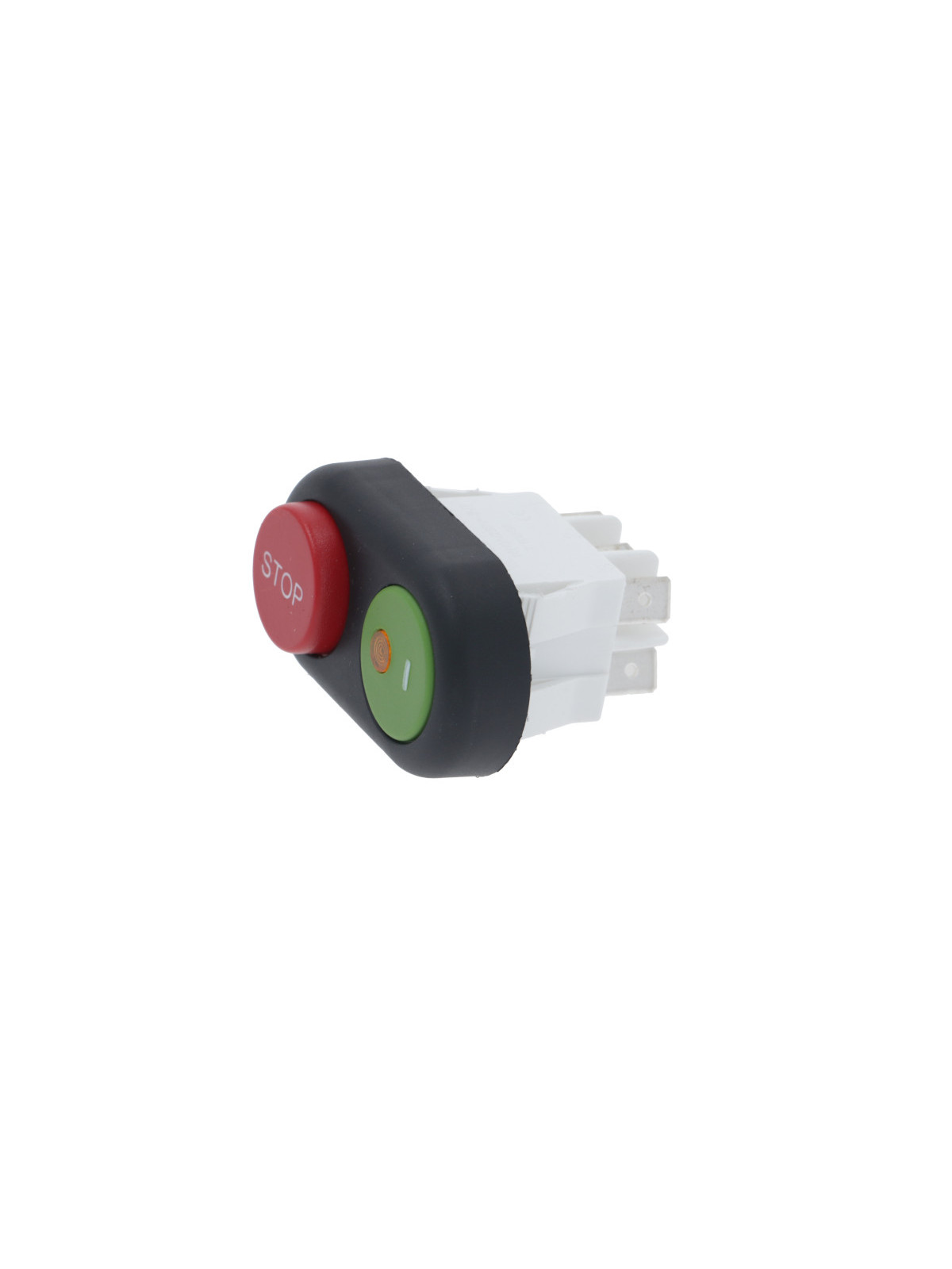 Clavier 2 touches verte / rouge 22x30mm - Trancheuse 