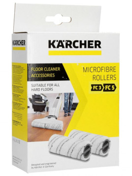 Rouleau gris microfibres Kärcher FC3 / FC5 - Nettoyeur de sol