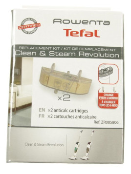 Cartouche anti-calcaire Rowenta Clean & Steam Revolution - Balai vapeur