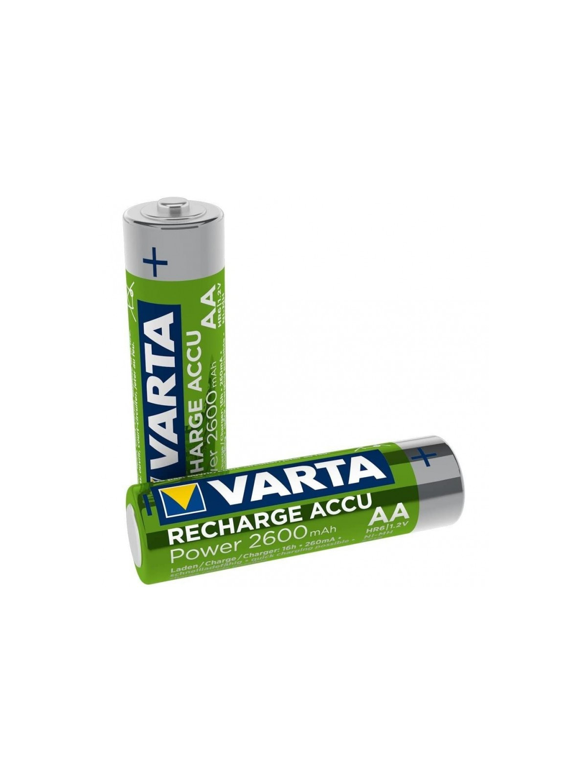 Blister 2 piles AA rechargeable 2600mAh Varta
