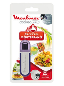 Clé usb 25 recettes Méditerranée Moulinex Cookeo - Multicuiseur