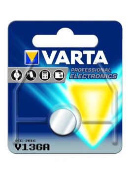 Pile bouton alcaline Varta V13GA / LR44