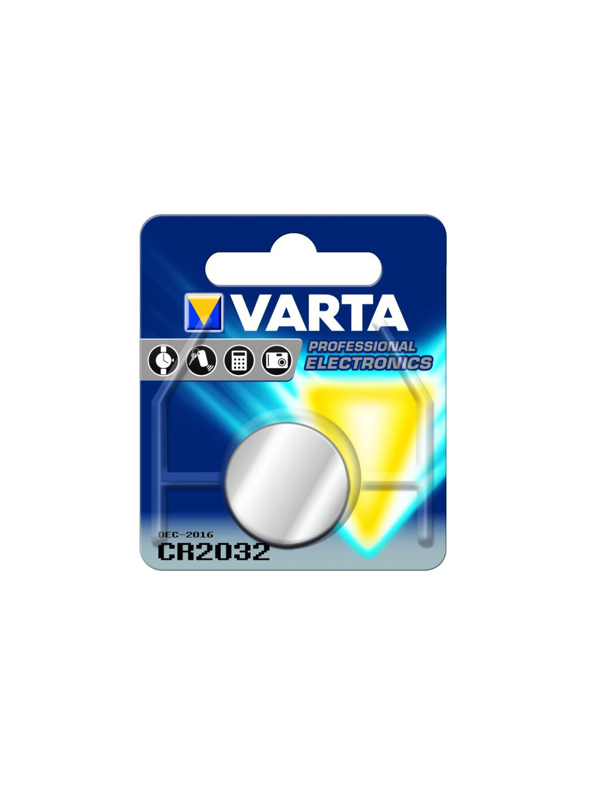 Pile bouton lithium 3V Varta CR2032