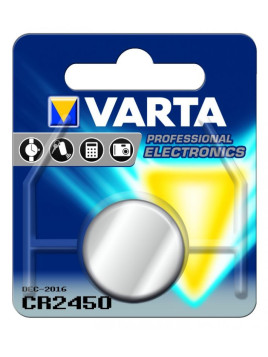 Pile bouton lithium 3V Varta CR2450
