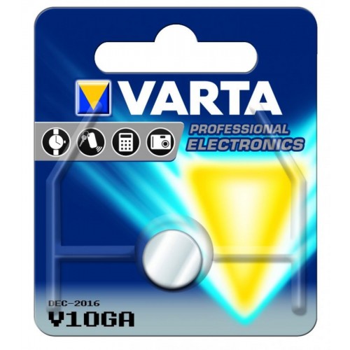 Pile bouton alcaline Varta V10GA / LR54