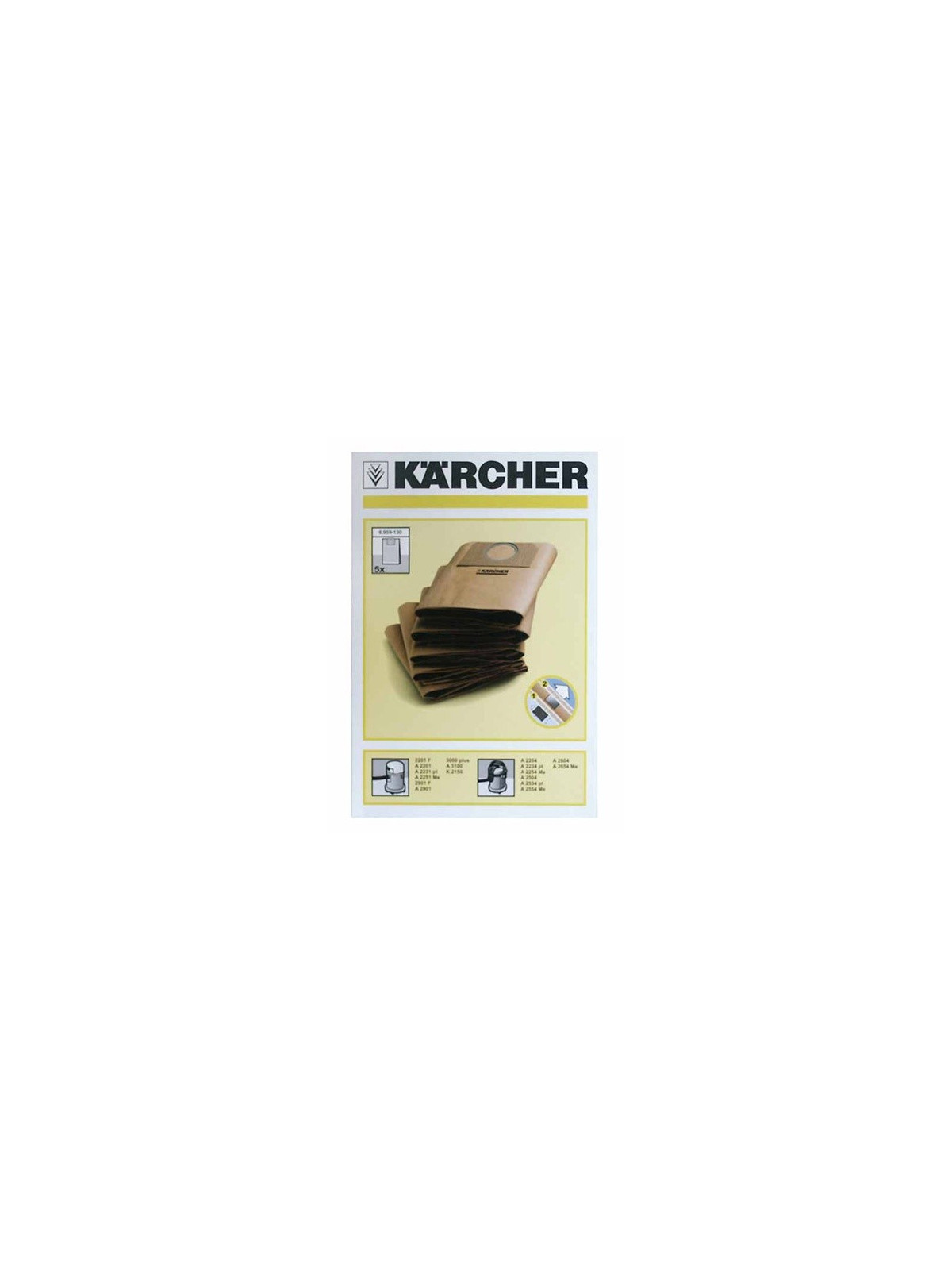 Sac Kärcher A2254ME / WD3000 - Aspirateur