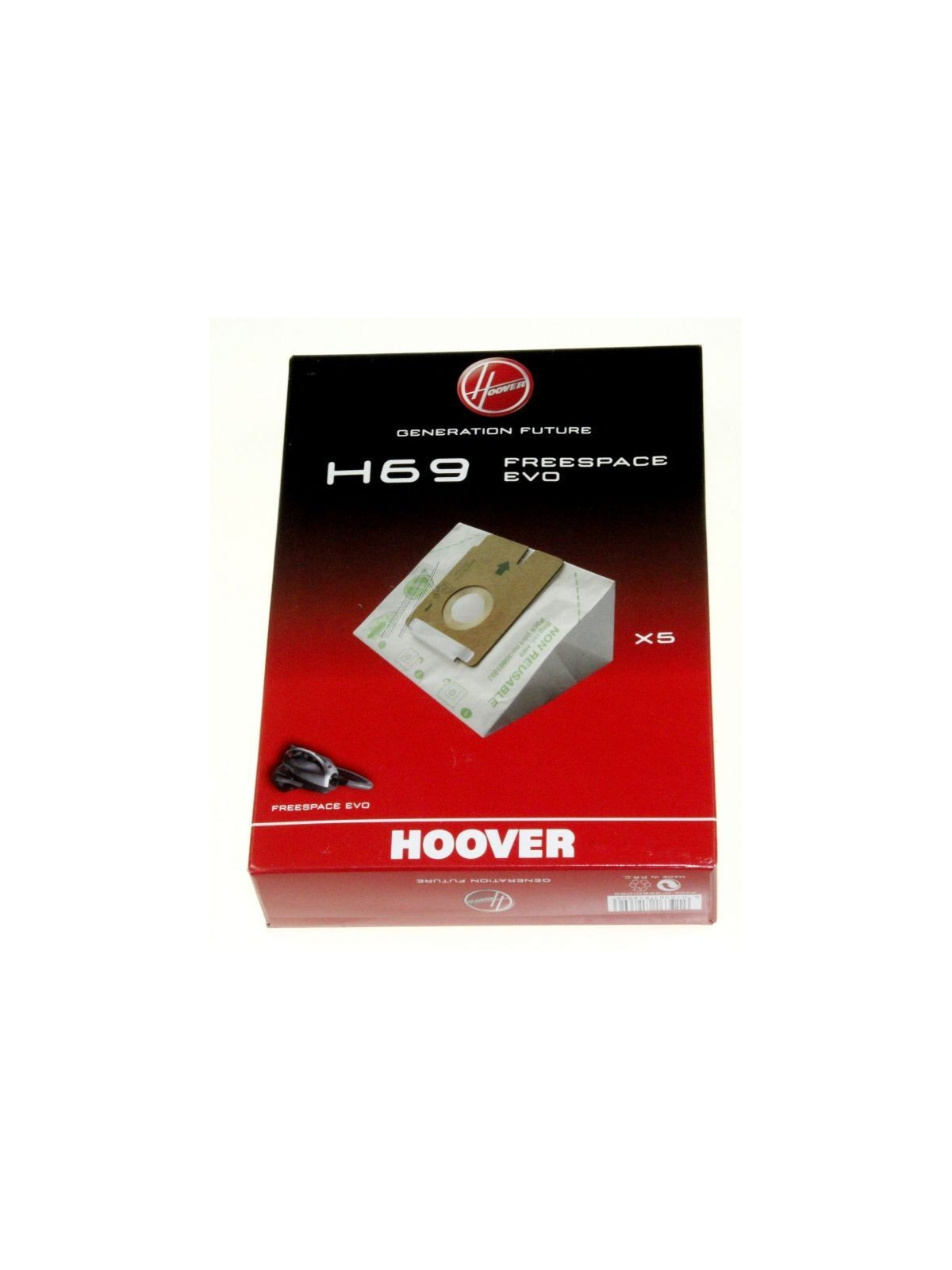 H69 - Sac Hoover Freespace Evo  - Aspirateur